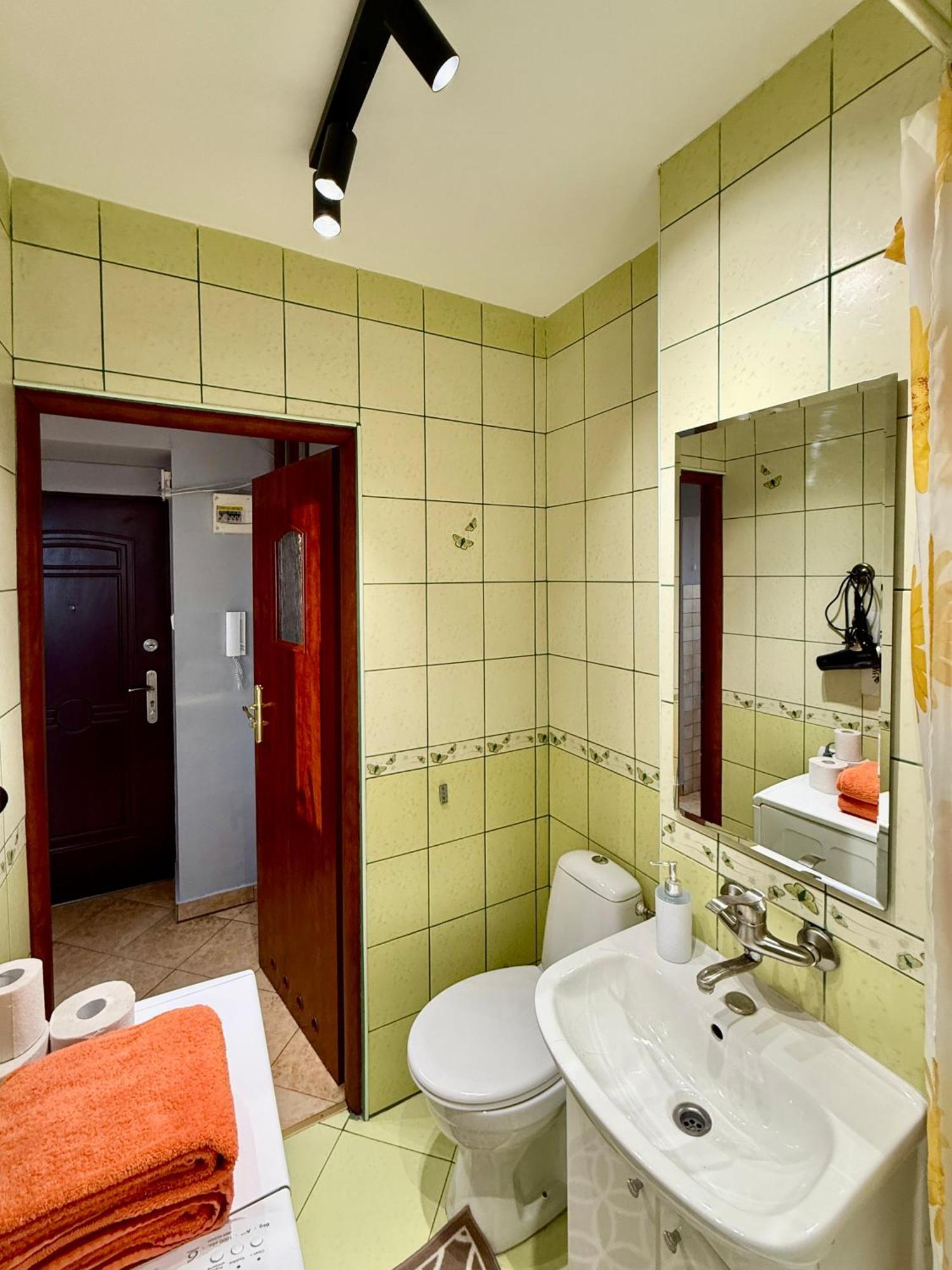 Super Apartment Yellow 2X Metro Fast Wifi 1 Gbs Netflix Panorama Miasta Warszawa Eksteriør billede